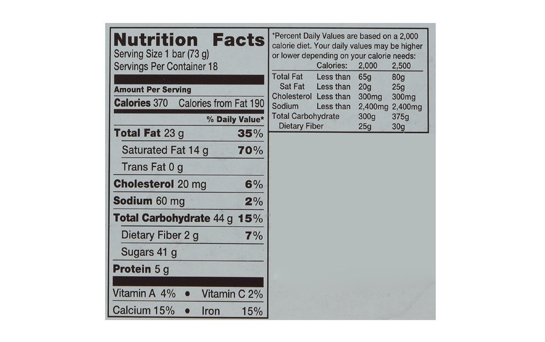 Hershey's Milk Chocolate King Size   Pack  73 grams